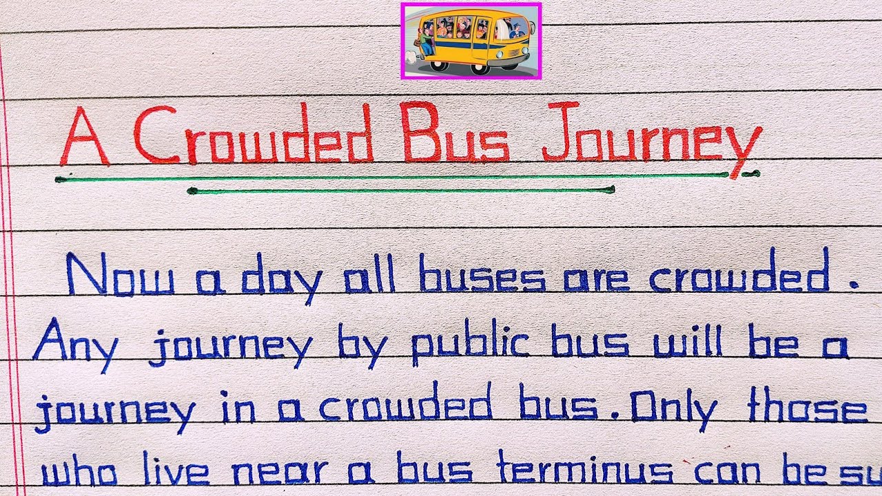 creative writing about a bus journey