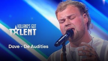 Volendamse Dave VERBAAST jury met stem | Holland’s Got Talent
