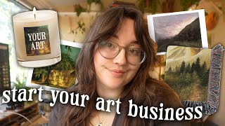 How to Sell PHYSICAL PRODUCTS as an ARTIST    (the step by step process I followed)