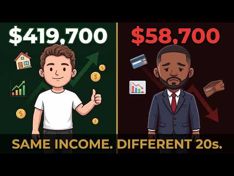 $419,700 vs $58,700 at 40 — Same Income, Different 20s. This Is the Math.