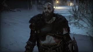 God Of War Ragnarök - Kratos First Smile.