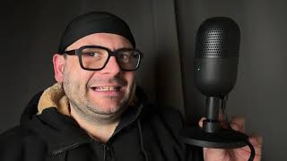 Razer Seiren V3 Mini USB Microphone: Condenser Mic - Supercardioid Pattern unboxing and instruction