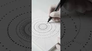 ✒️ Precision Stippling: Clinical Dot Artistry#drawing #shorts