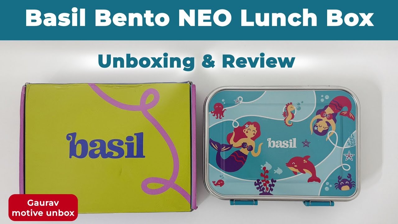 Basil Bento Neo Lunch Box | Unbox & Review - YouTube
