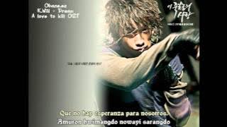 [Ohane.es] K.Will - Dream (A love to Kill OST) [Español]