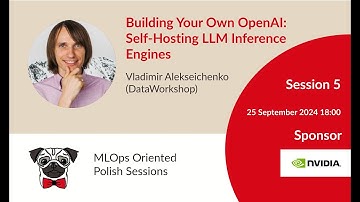 “LLM Inference: Self hosting”  - Vladimir Alekseichenko (MOPS 5)