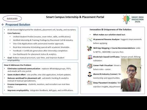 Next-Gen Placement Ecosystem | SIH 2025 Idea Presentation