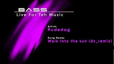 Rudedog - Walk into the sun (ds_remix).