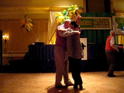 Betty Kennedy Kane and Billy Waldrep Shag Dance at HHI Winter Classic XVI 2011