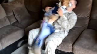 Dogs Welcoming Soldiers Home Compilation #3