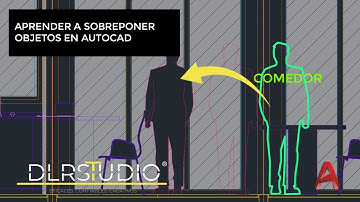 APRENDE A SOBREPONER OBJETOS EN AUTOCAD - COMANDO WIPEOUT TUTORIAL