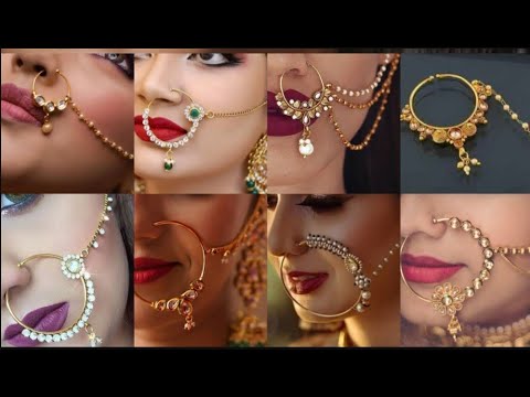 Shop Bridal Nose Ring Gold for Women Online from India's Luxury Designers  2024