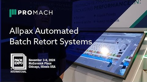 Allpax Automated Batch Retort Systems for the Ready to Drink Industry