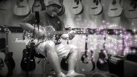 Tommy C jamming in the Point Source Acoustic Room