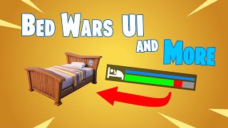 Learn Bed Wars Verse UI with Material Control - UEFN Tutorial
