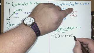Line integrals of conservative functions (Calc 3; Lecture 3-11; Fall 25)
