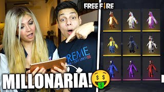 ¡LUZGAMING REACCIONA a MI CUENTA MILLONARIA de FREE FIRE y ESTO FUE LO QUE PASÓ! *quedó impactada*