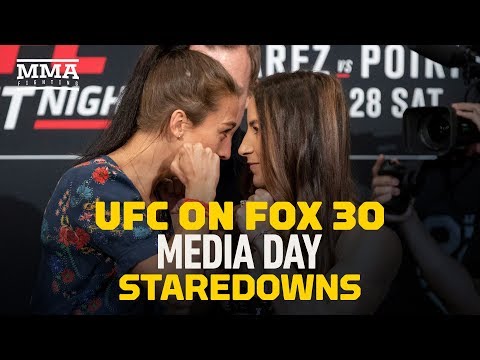 UFC on FOX 30 Media Day Staredowns - MMA Fighting