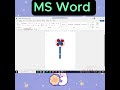 ms word1️⃣ MS Word Shape Art2️⃣ Creative Design in MS Word3️⃣ MS Word Drawing Project