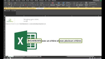Comprendre en 2 minutes seulement la formule Excel RECHERCHEV, cette fois avec plusieurs critères
