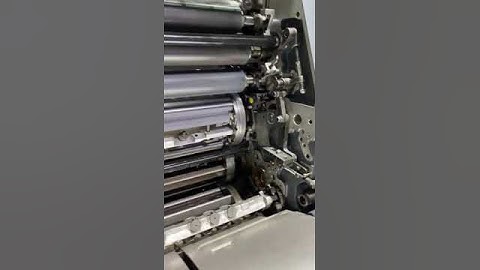 Disassembly and adjustment rocker arm in Heidelberg GTO 52 at ICD