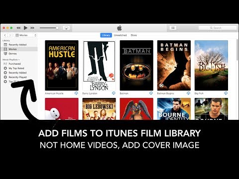 वीडियो: आईट्यून्स में पर्सनल मूवी कैसे जोड़ें: 14 कदम (चित्रों के साथ)