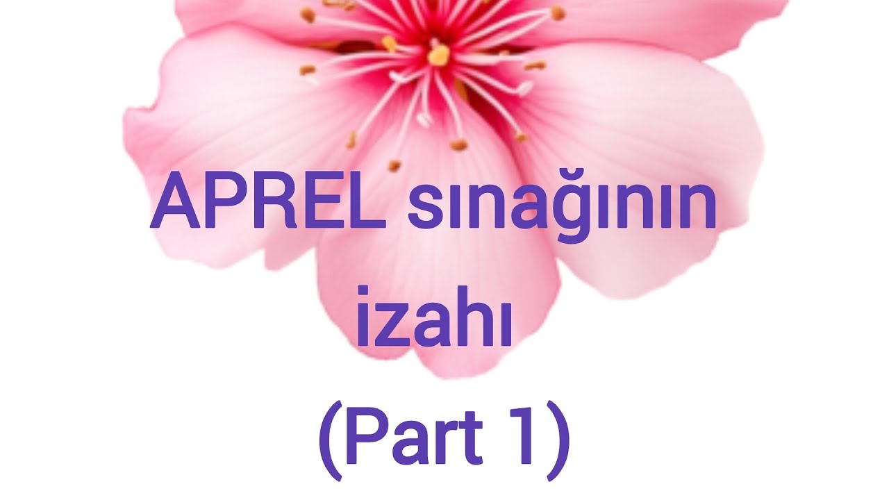 APREL sınağının izahı - Vəfa Nurəli (MİQ/Sertifikasiya)