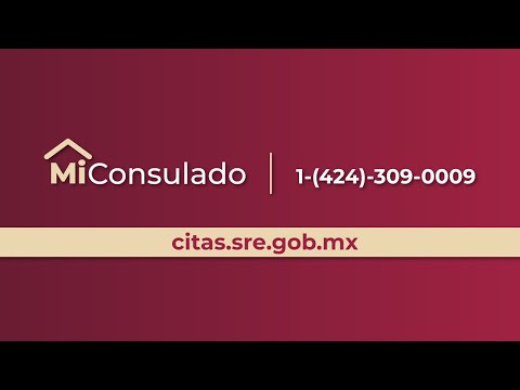 Mi Consulado. Nuevo número telefónico y página web para citas en el Consulado