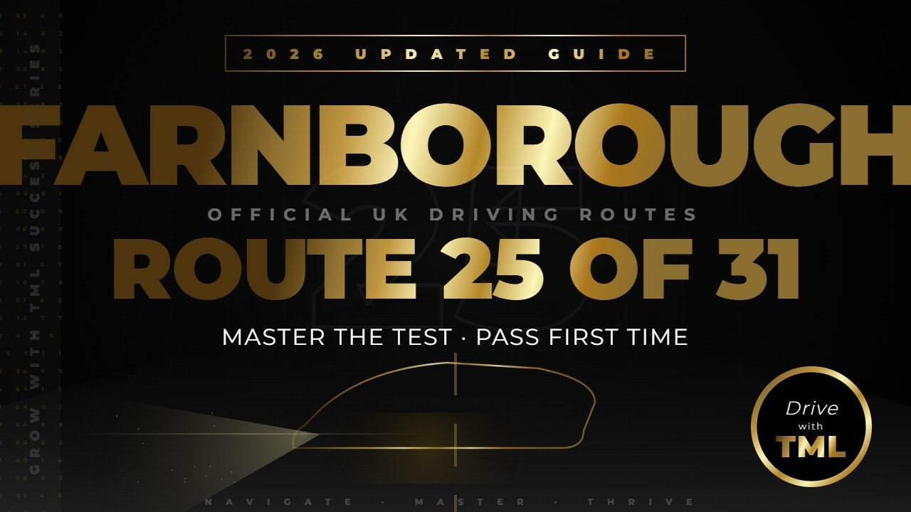 Farnborough Driving Test Routes 2026 | Route 25 of 31 Walkthrough | Pass Your Farnborough Test