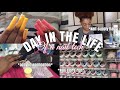 DAY IN THE LIFE OF A NAIL TECH #3 | Client, Nail store run, Nail supply haul