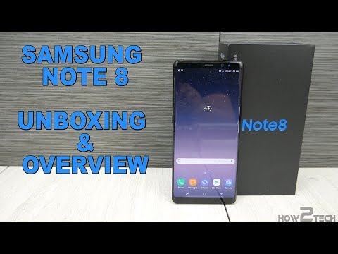 ⭐ Samsung Note 8 - Unboxing & Overview