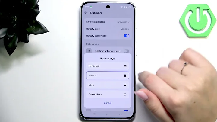 OPPO A6 Pro 4G – Show Battery Percentage on Status Bar