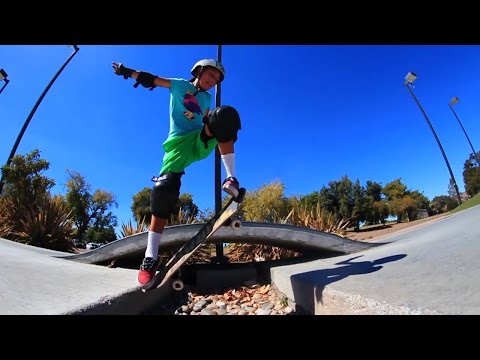 10 YEAR OLD GIRL LEARNS TO SKATEBOARD | EP 1 GAP OLLIE