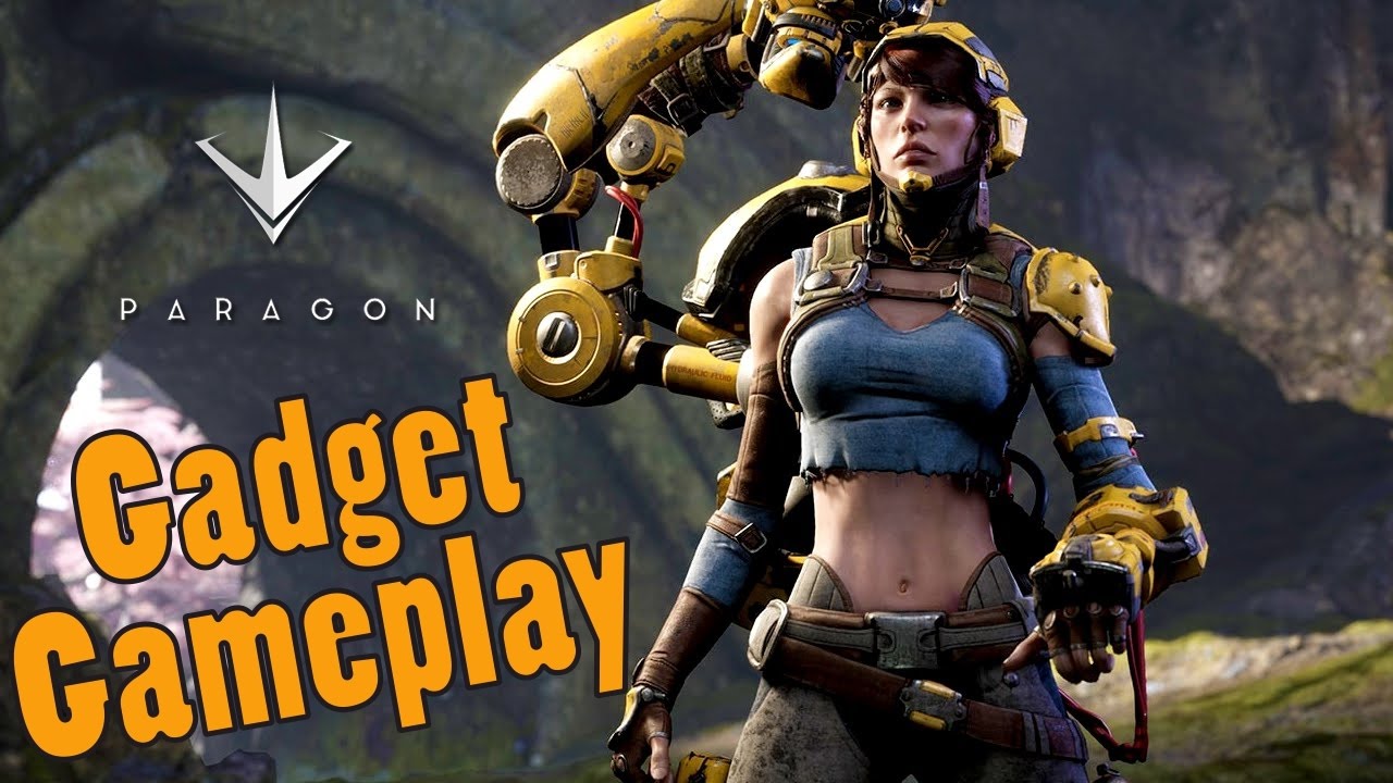 Paragon - Hero Overview - Gadget - Gameplay PS4 - WTF? NEW DOTA.