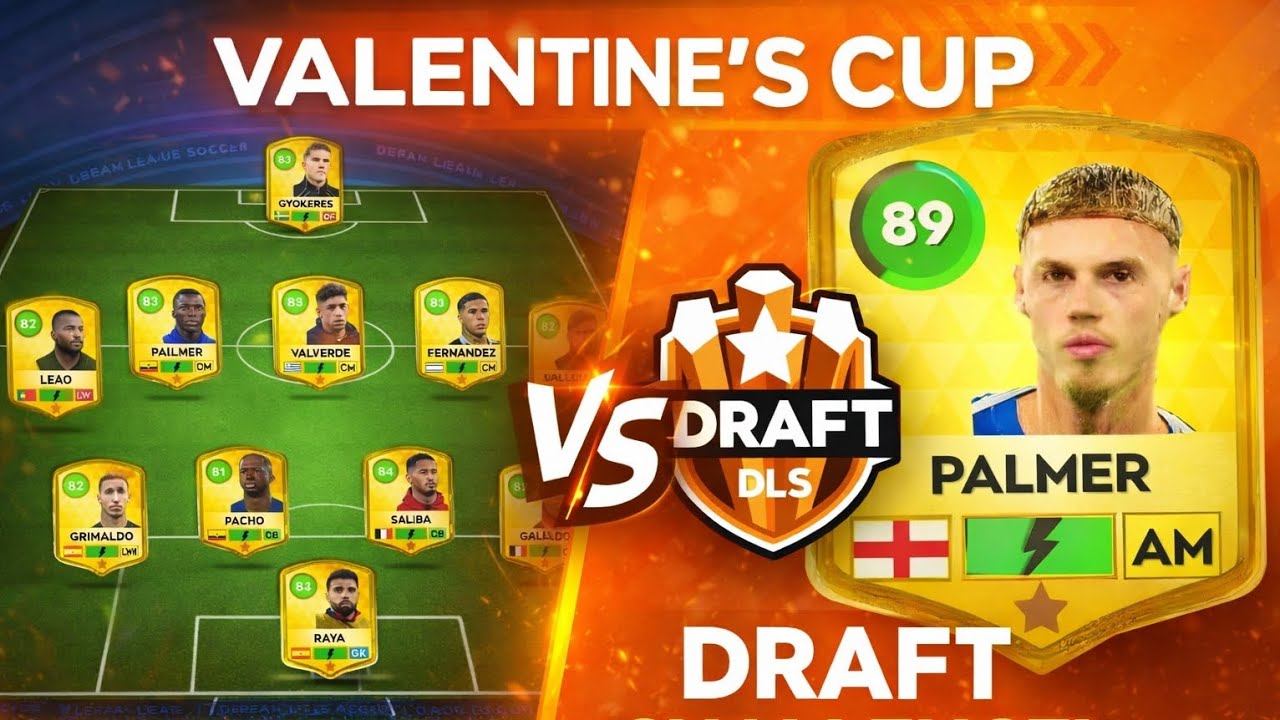Valentines cup but legendary players only😱 in DLS26, ep:3