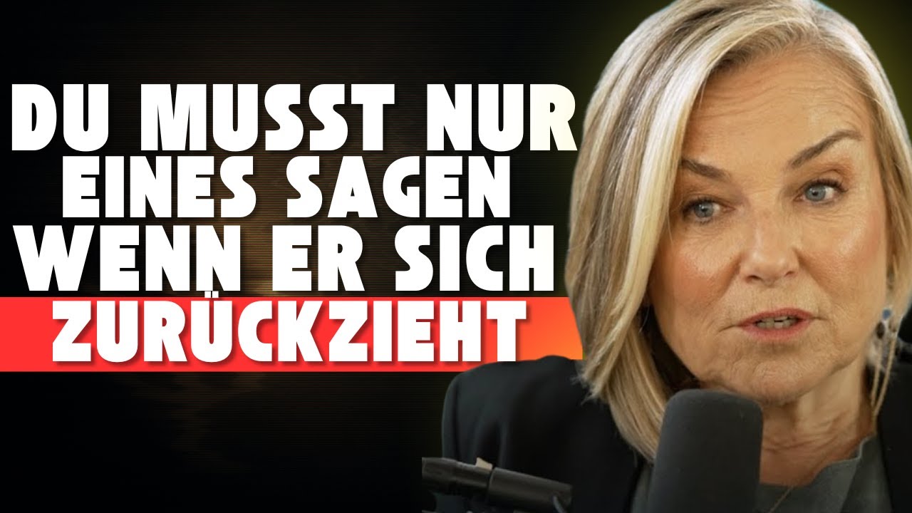 Das ist das Einzige, was du sagen solltest, wenn er sich zurückzieht (er wird Gänsehaut bekommen)