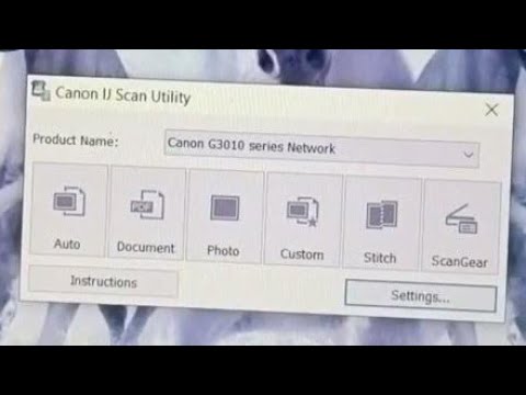 HOW TO PDF FILE SCANING CANON G3010 G3012