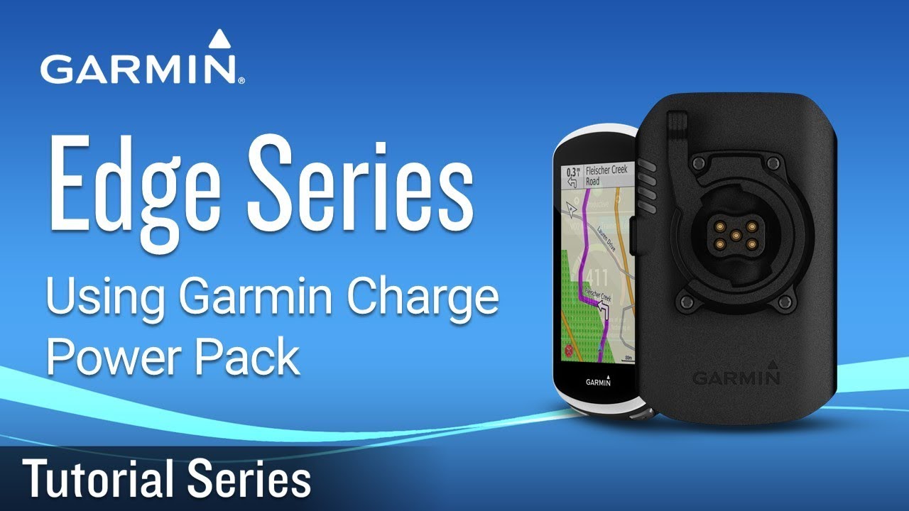 Tutorial Edge Series Using Garmin Charge Power Pack YouTube
