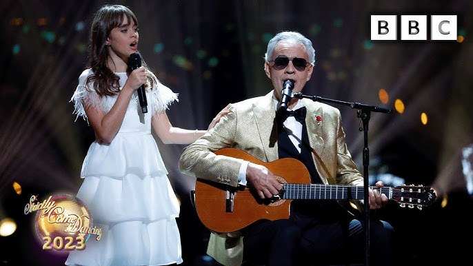 delightfully handsome Amos Bocelli takes centre stage with his half-sister  Virginia..