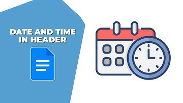 How to insert date and time in Google Docs header