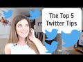 Twitter Tutorial - Top 5 Twitter Tips