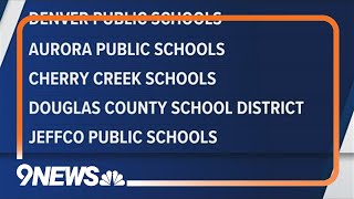 Colorado school districts announce closures ahead of Friday snow