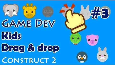 Touch kids game construct 2 Drag & Drop #3
