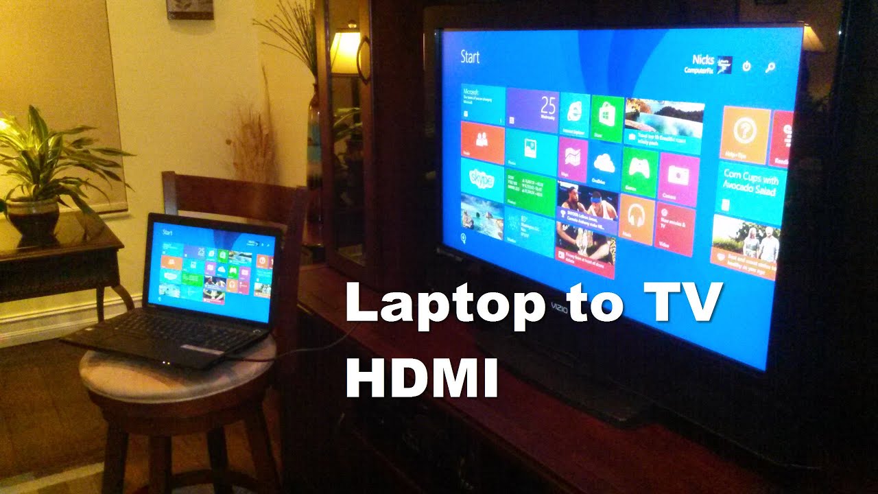 How Do You Connect Lapto To Tv With Hdmi - How to