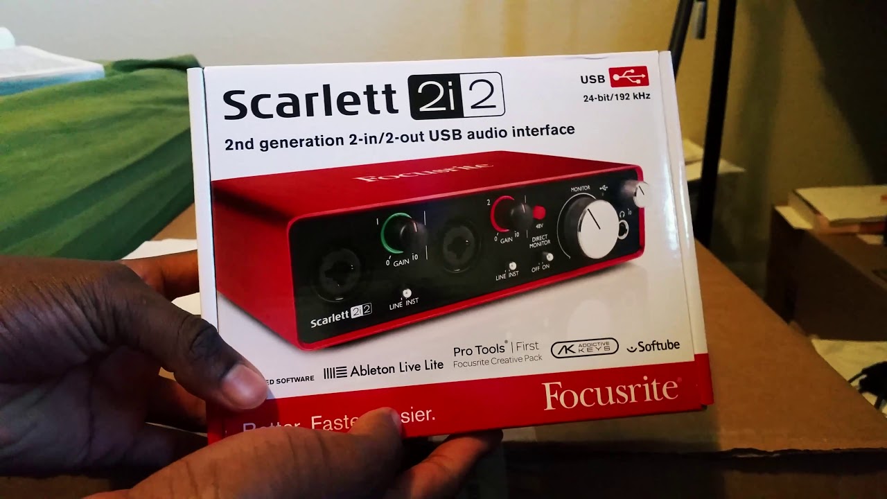 Scarlett 2i2 (2nd Gen) Unboxing - YouTube