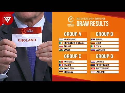 Draw Results UEFA U17 EURO 2023 - Group Stage