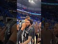 GAME WON! #spurs #nba #playoffs