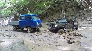 ру УАЗ 3909 4 фермер и rc Land Rover Defender 110 на бездорожье ру УАЗ 3909 4 фермер и rc Land Rover Defender 110 на бездорожье