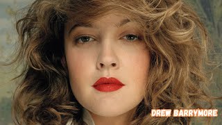 Drew Barrymore🔥 Bikini, Lingerie, Bra, Panties, Sheer, Lace, Robe, Nightwear