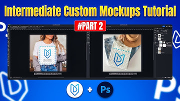 Custom Mockups Intermediate Tutorial for MyDesigns - Masking & Effects (Photoshop) - Part 2